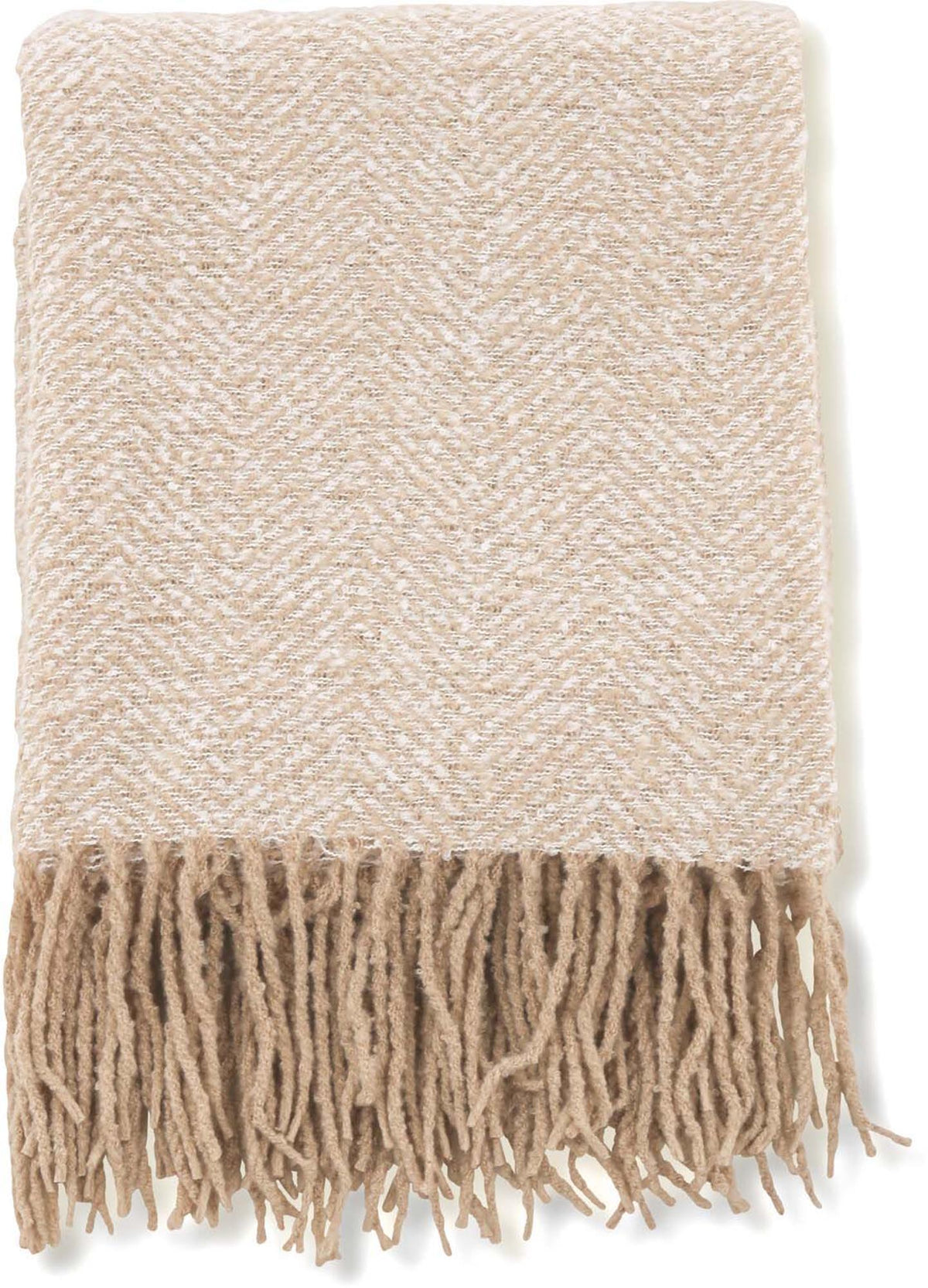 Toby Throw in Beige präsentiert im Onlineshop von KAQTU Design AG. Wolldecke ist von Venture Home