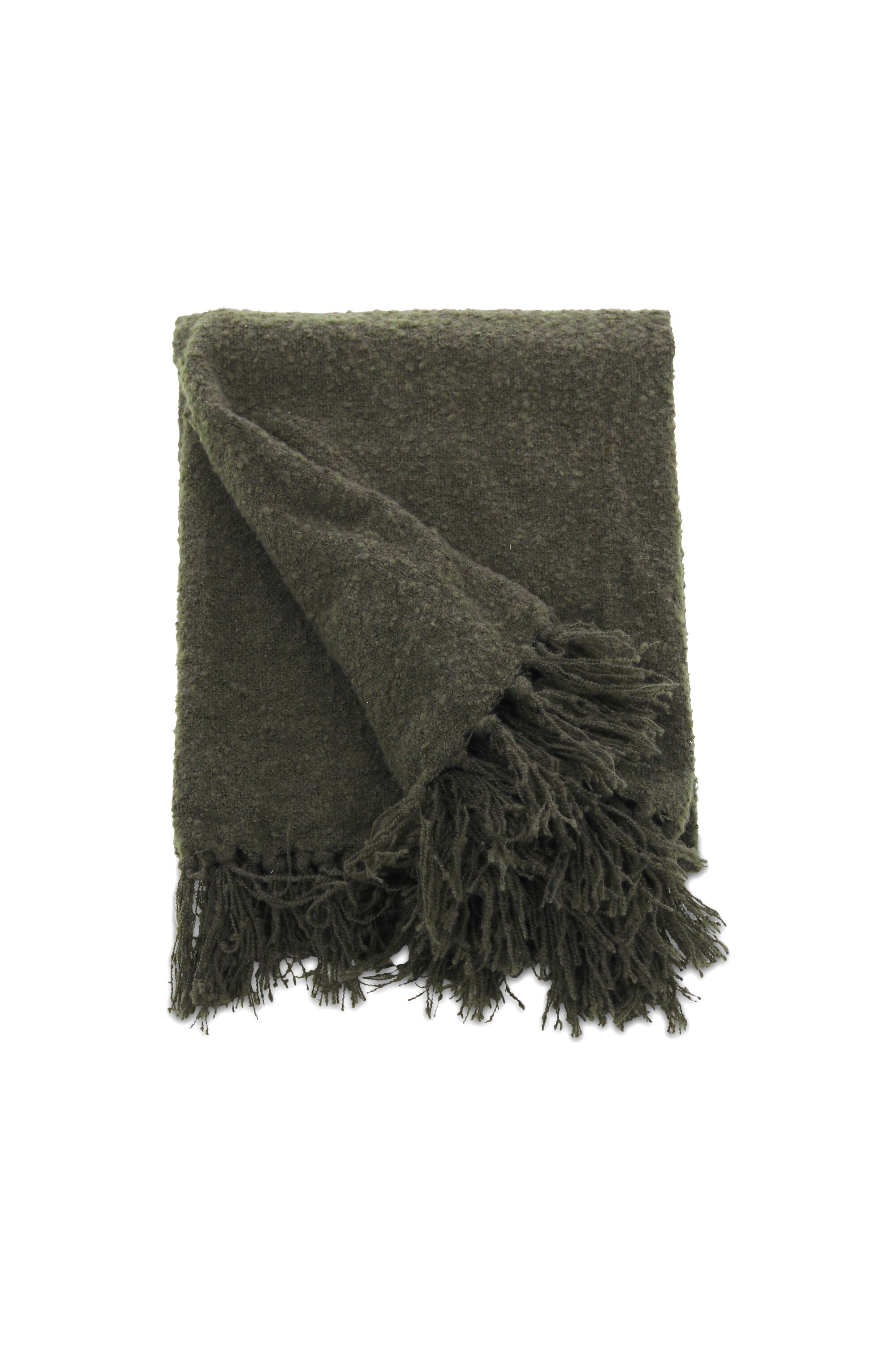Stanly Throw in Moosgrün präsentiert im Onlineshop von KAQTU Design AG. Wolldecke ist von Venture Home