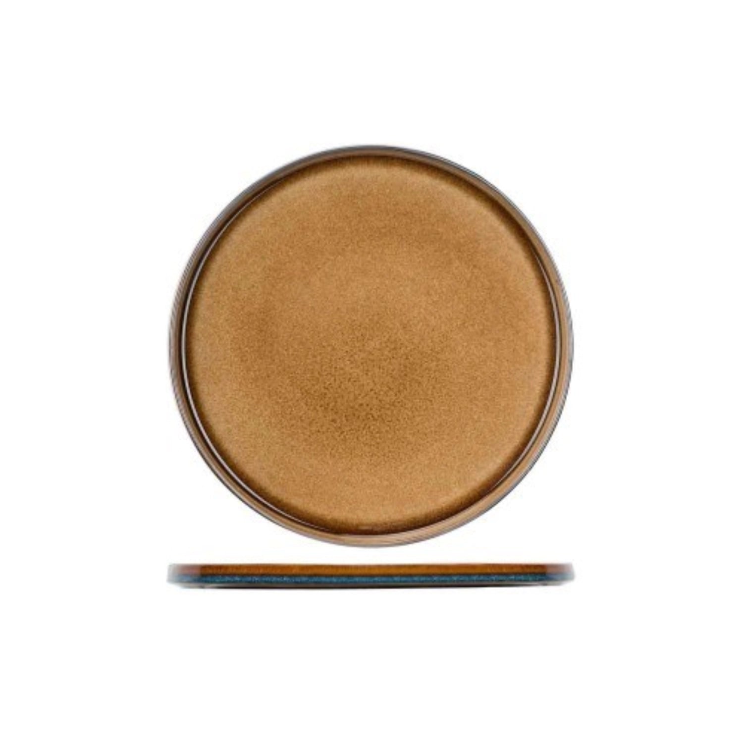 Piastra ambra quintana piatta 35,5x23,5 cm ovale