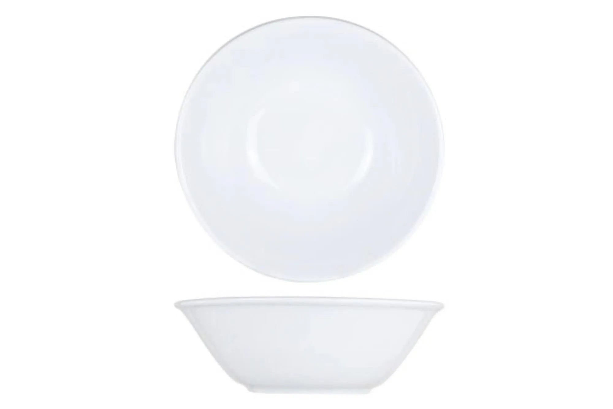 Elegante 30 cm Salatschüssel aus Porzellan, hitzebeständig, kratzfest, spülmaschinenfest. Ideal für Salate und Snacks.