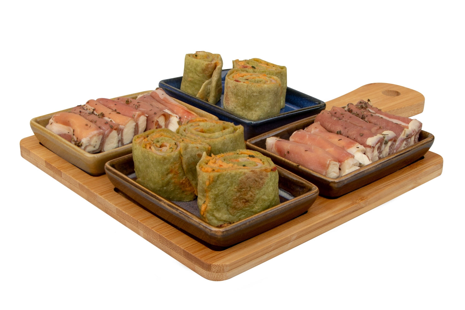Entdecken Sie das stilvolle Servierbrett von Cosy & Trendy (29x20cm) aus hochwertigem Bambus und Steinzeug. Perfekt für Käse, Obst und mehr!