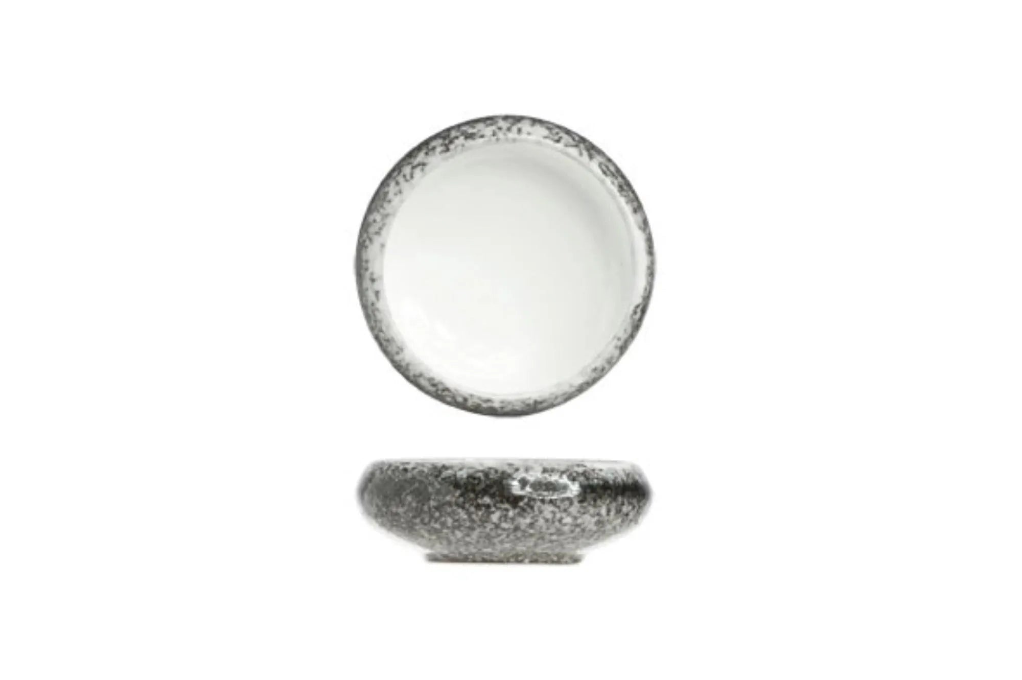 Elegante Sea Pearl Schüssel aus Steingut, Ø 9,5 cm, ideal für Snacks & Dips. Spülmaschinen- & mikrowellenfest. Frisches, maritimes Design.