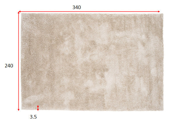 Walter Pluto Teppich Rechteckig in Beige präsentiert im Onlineshop von KAQTU Design AG. Teppich ist von Venture Home