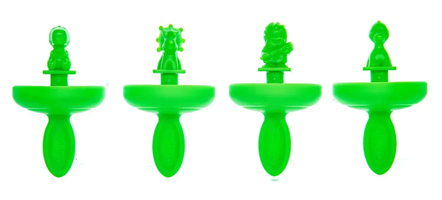 Dinosaurier Eisform, 60ml, 4er Set in Grün präsentiert im Onlineshop von KAQTU Design AG. Küchenhelfer ist von Cuisipro