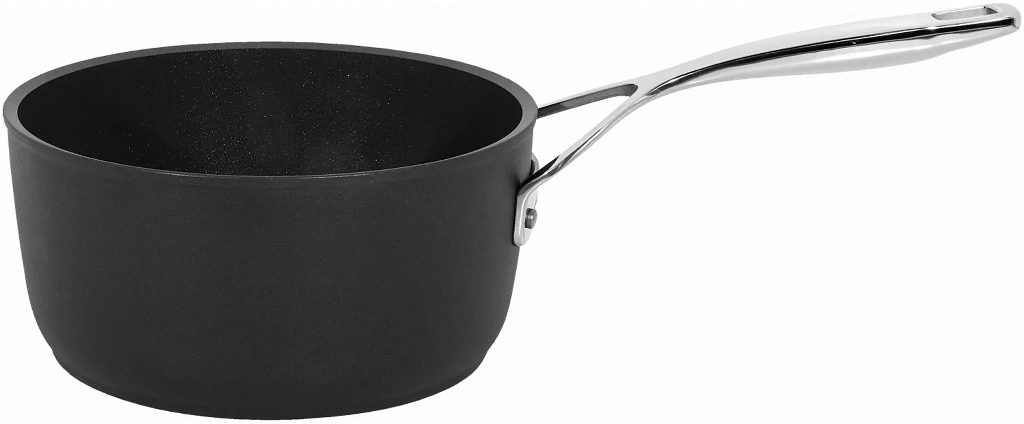 Die Alu Pro 5 Sauteuse von Demeyere: Hochwertige Aluminium-Pfanne mit 5-fach Antihaftbeschichtung, ideal für perfekte Bratergebnisse.