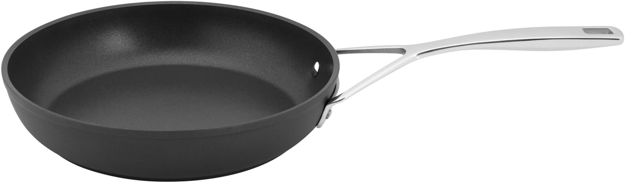 Die Alu Pro 5 Bratpfanne von Demeyere: Hochwertiges Aluminium, exzellente Wärmeleitung, antihaftbeschichtet, langlebig, elegantes Design.