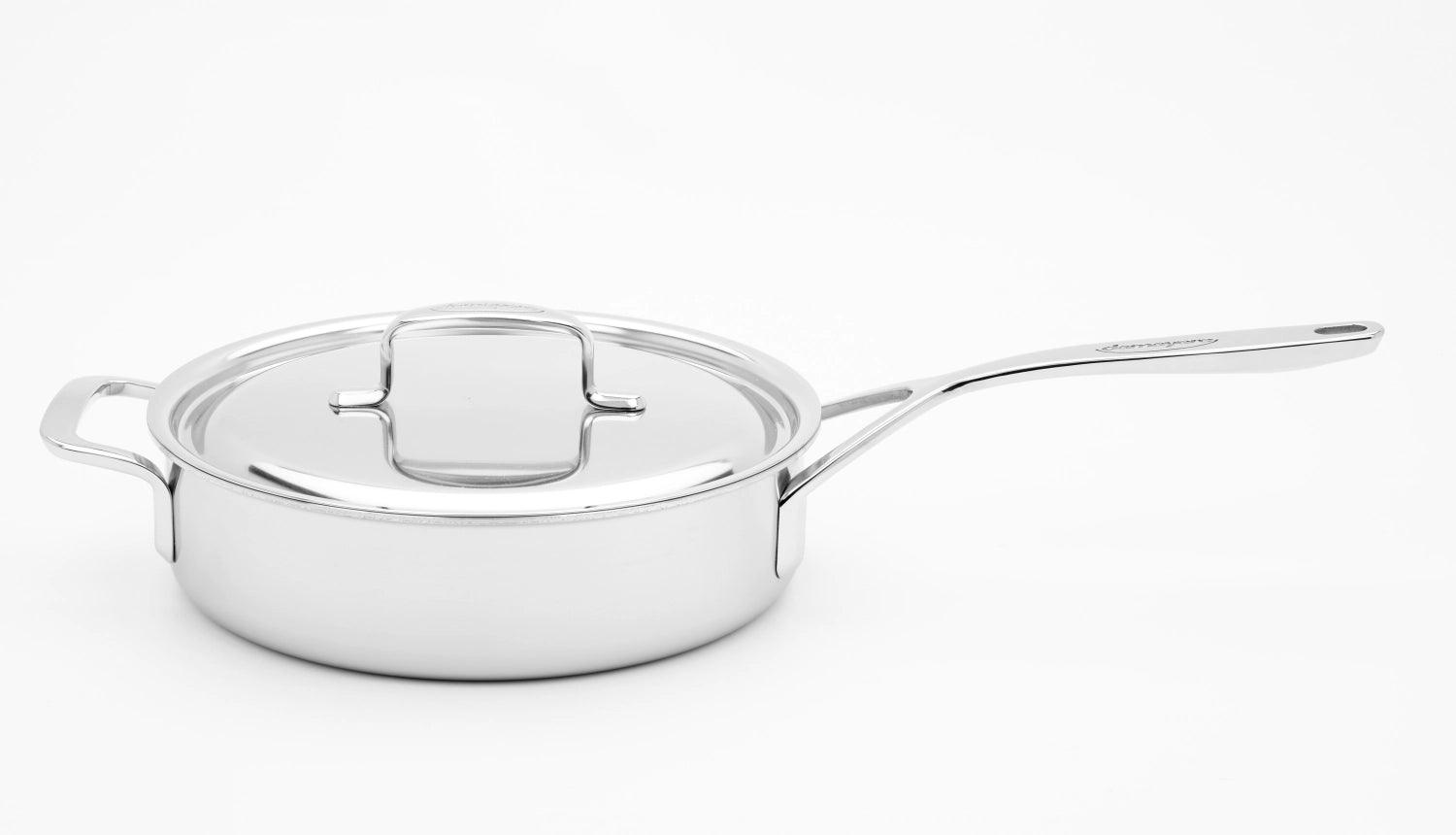 5 più casseruola a gambo basso 24 cm con coperchio