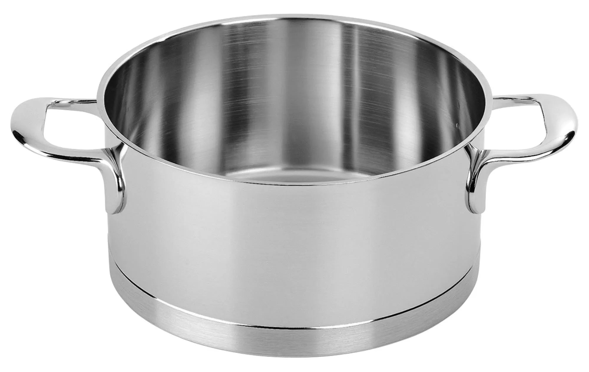 Demeyere Atlantis: Perfekter halbhoher Kochtopf für Gourmet-Küchen.