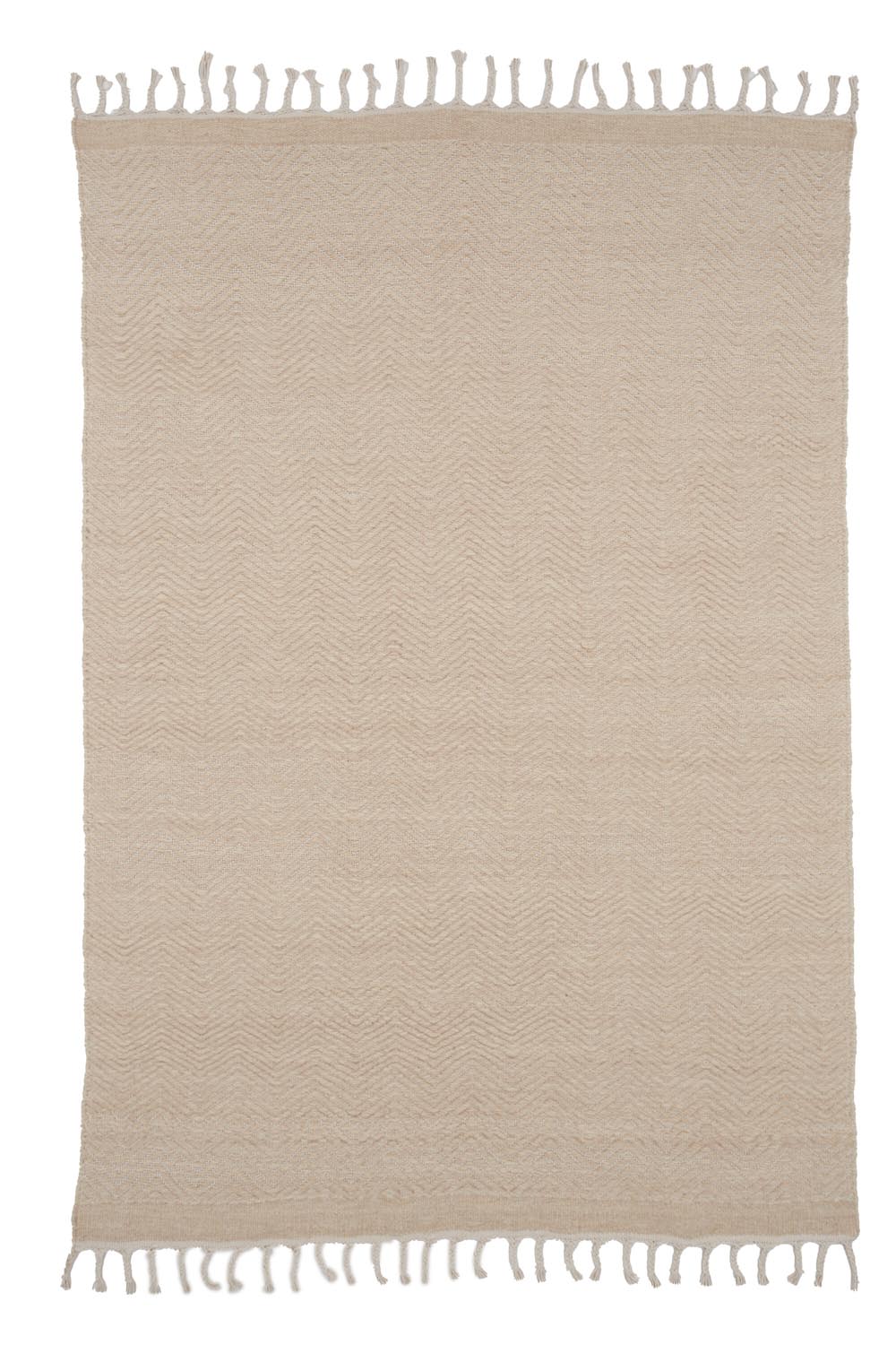 Loke Teppich in Beige präsentiert im Onlineshop von KAQTU Design AG. Teppich ist von Venture Home