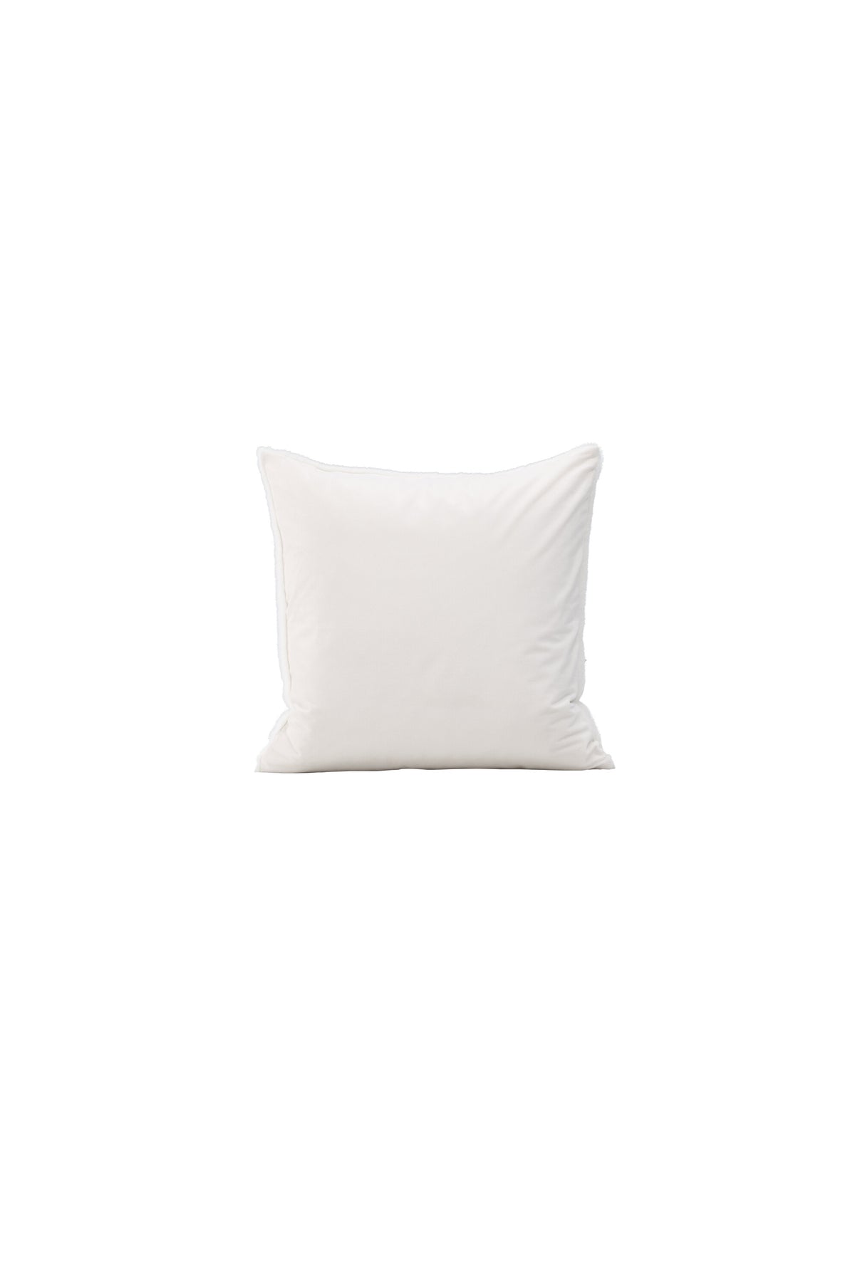 Beiger Tyra Kissenbezug aus 100 % Baumwolle, quadratische Form, 60 x 60 cm, mit verstecktem Reissverschluss an der Unterseite, Venture Home.