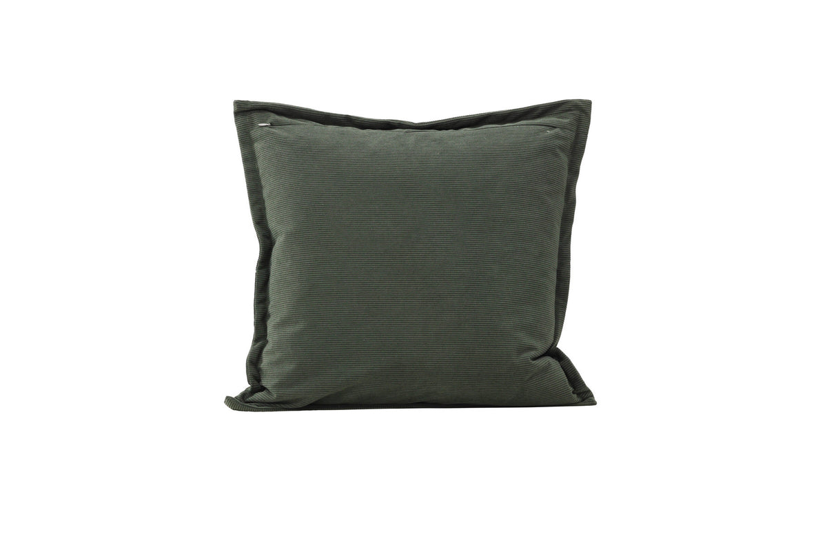 Lykke Kissenbezug in Dunkelgrün präsentiert im Onlineshop von KAQTU Design AG. Deko Kissenbezug ist von Venture Home