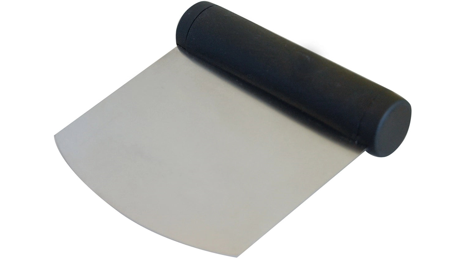 Teigspachtel abgerundet, biegsam 11x8.8cm, Edelstahl