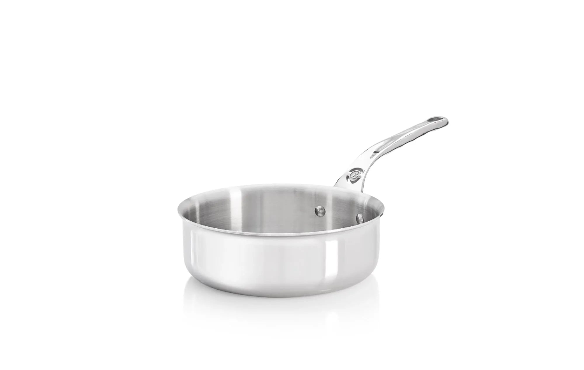 Die Affinity Sauteuse von de Buyer: 28 cm Edelstahl, ideal zum Braten, Schmoren, Dünsten. Ergonomisch, spülmaschinenfest, für alle Herdarten.