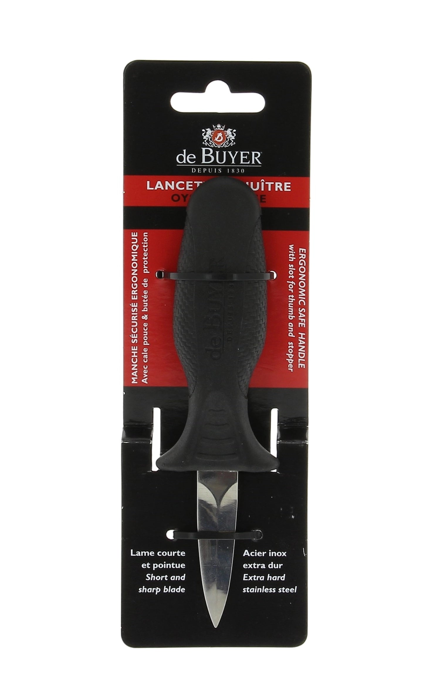 Austernmesser mit Klinge aus Edelstahl