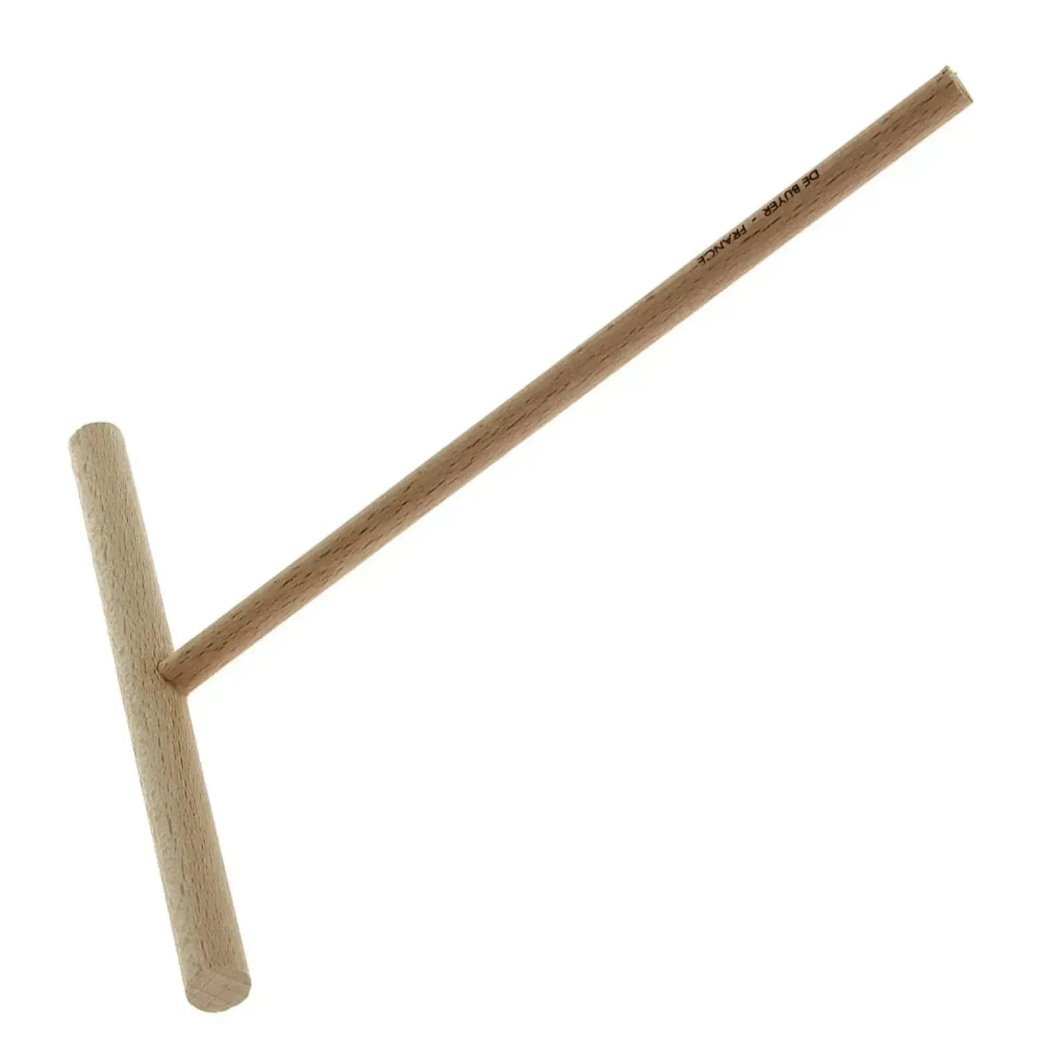 Crêpeteigverteiler rund aus Holz, 20.5cm in Braun präsentiert im Onlineshop von KAQTU Design AG. Küchenhelfer ist von de Buyer