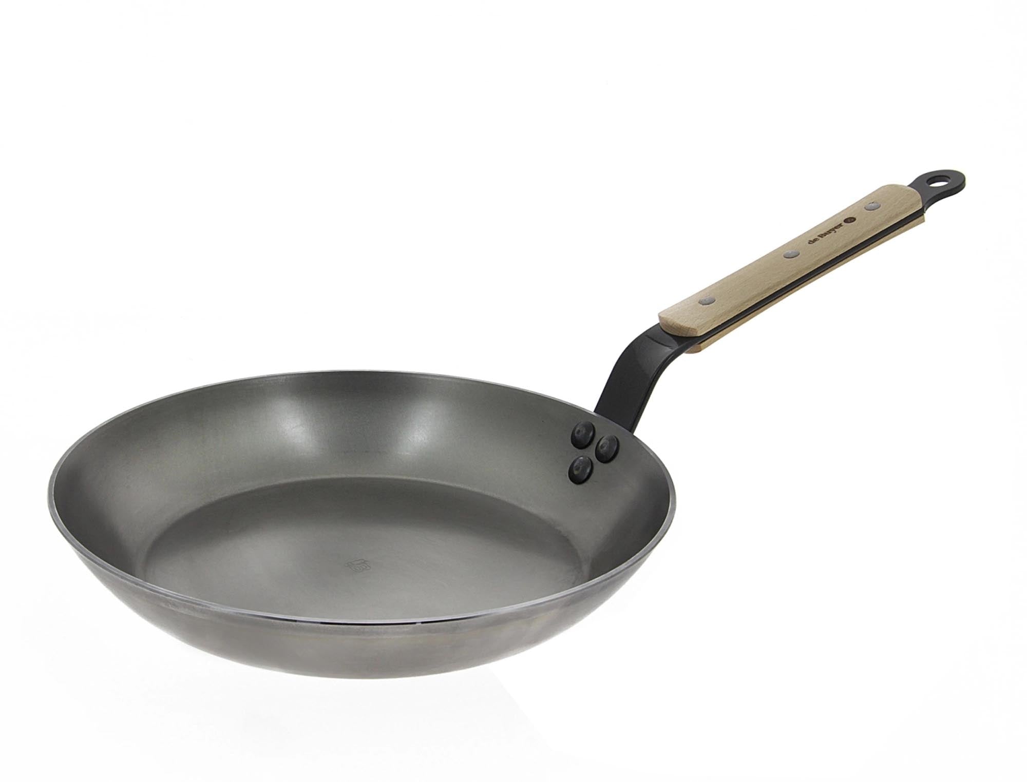 MINERAL B ELEMENTRunde  Bratpfanne  28cm in Silber präsentiert im Onlineshop von KAQTU Design AG. Bratpfanne ist von de Buyer
