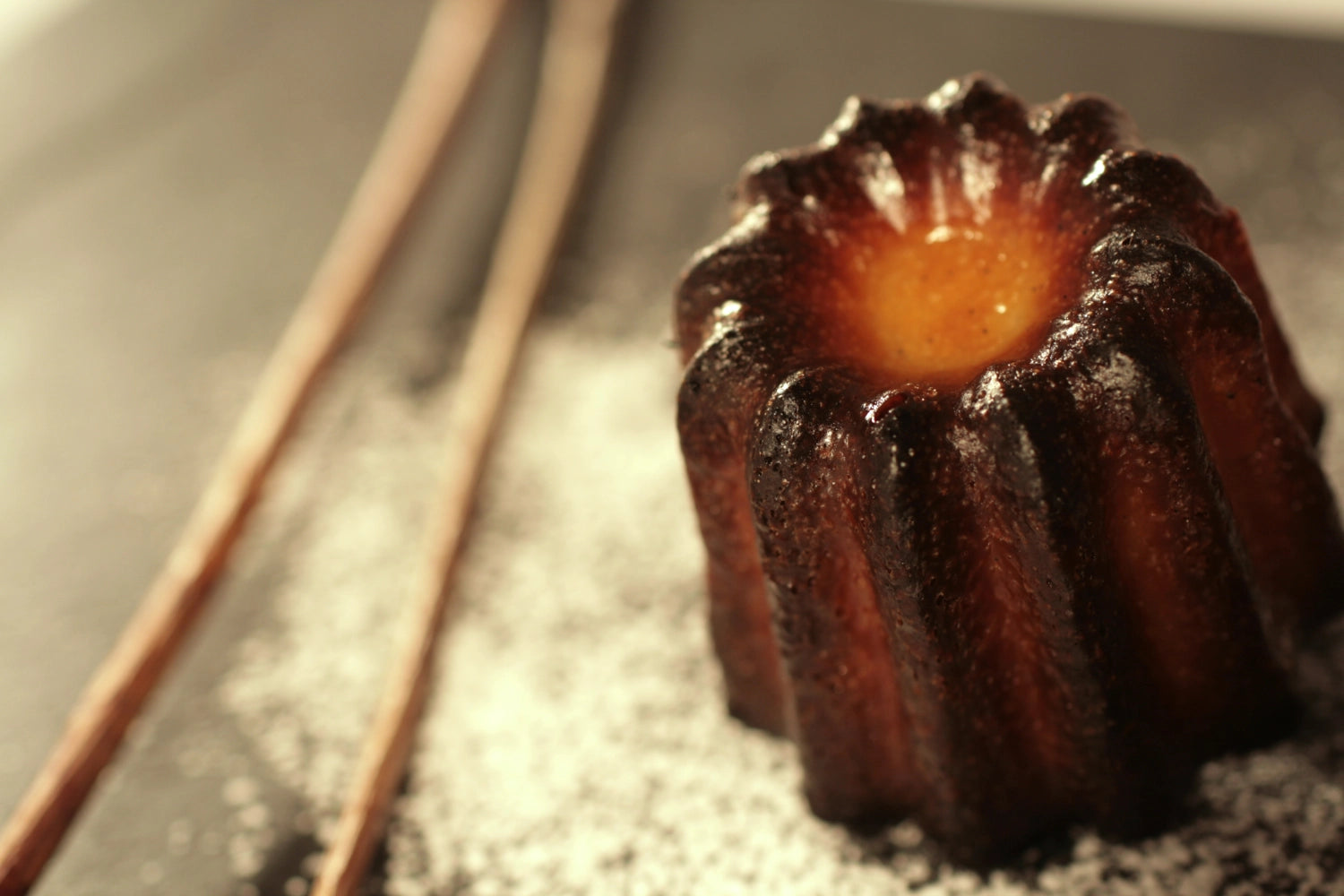 Formulaire de gâteau Cannelles Copper Ø 3,5 cm H: 3cm