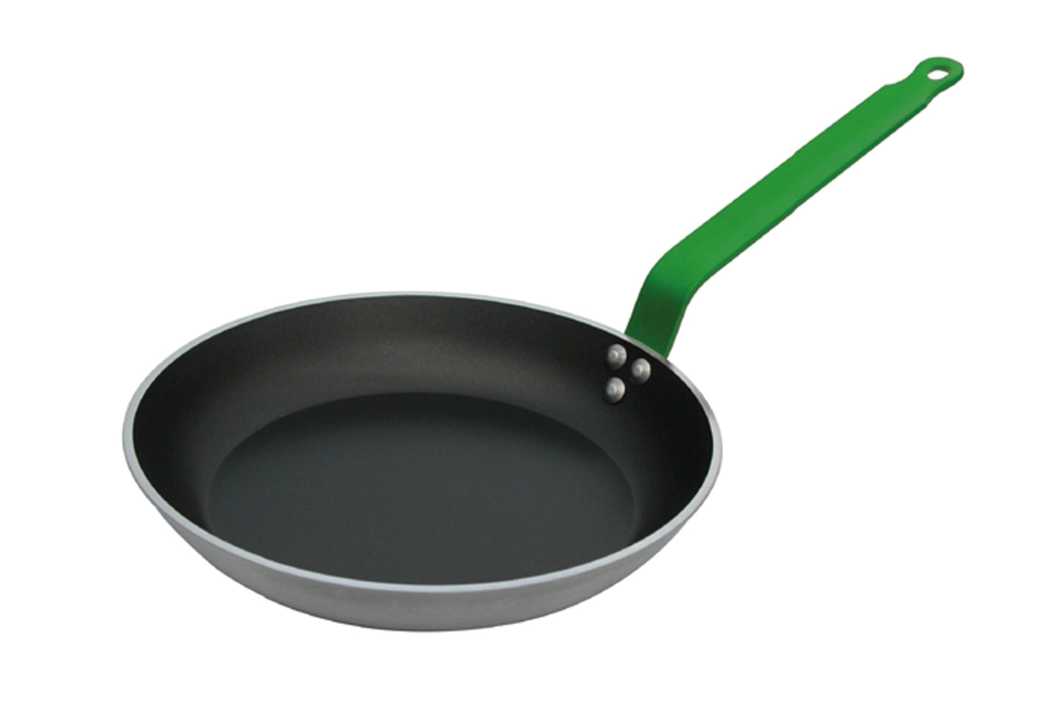 Choc HACCP Frying Pan Non-Stick Ø 20cm avec une poignée verte