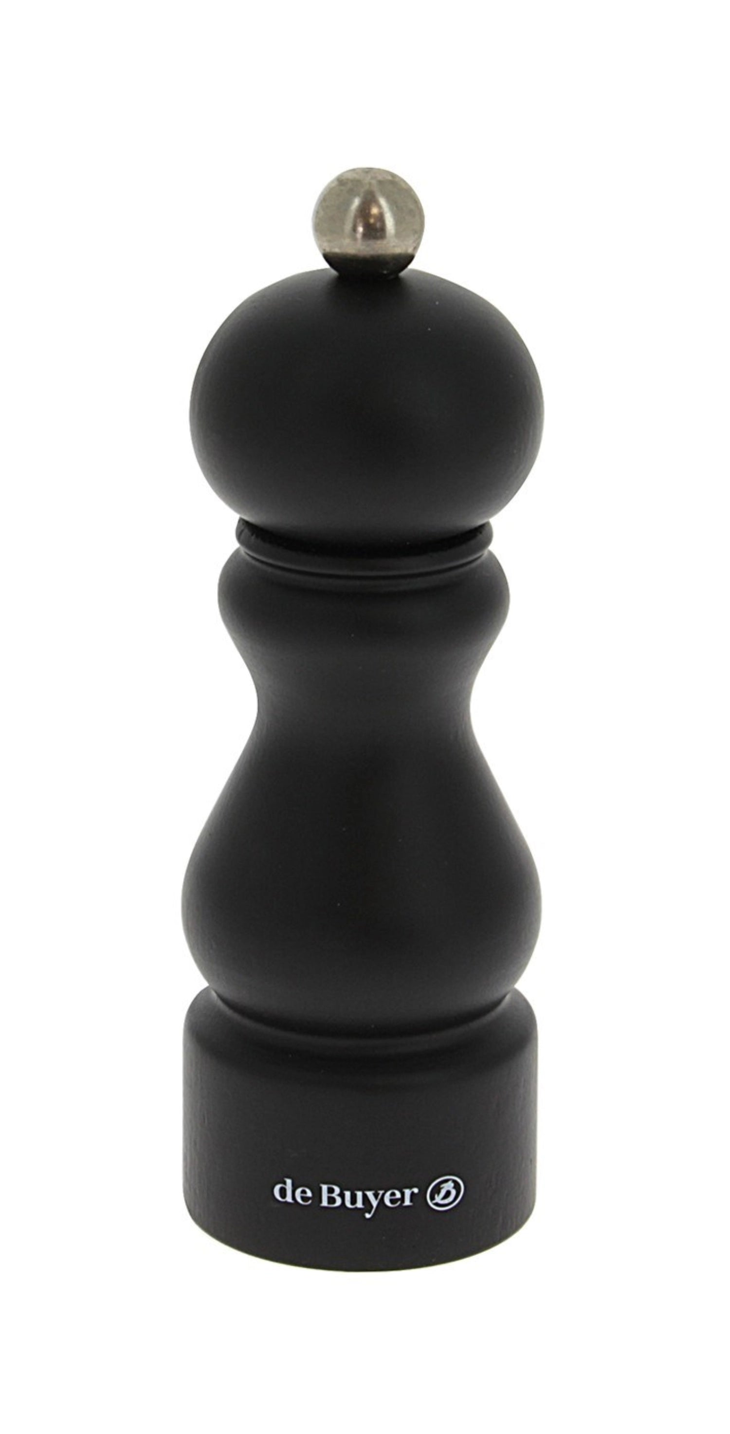 MACINA SPEZIE IN LEGNO RUMBA 18 CM OPACOSCHWARZ