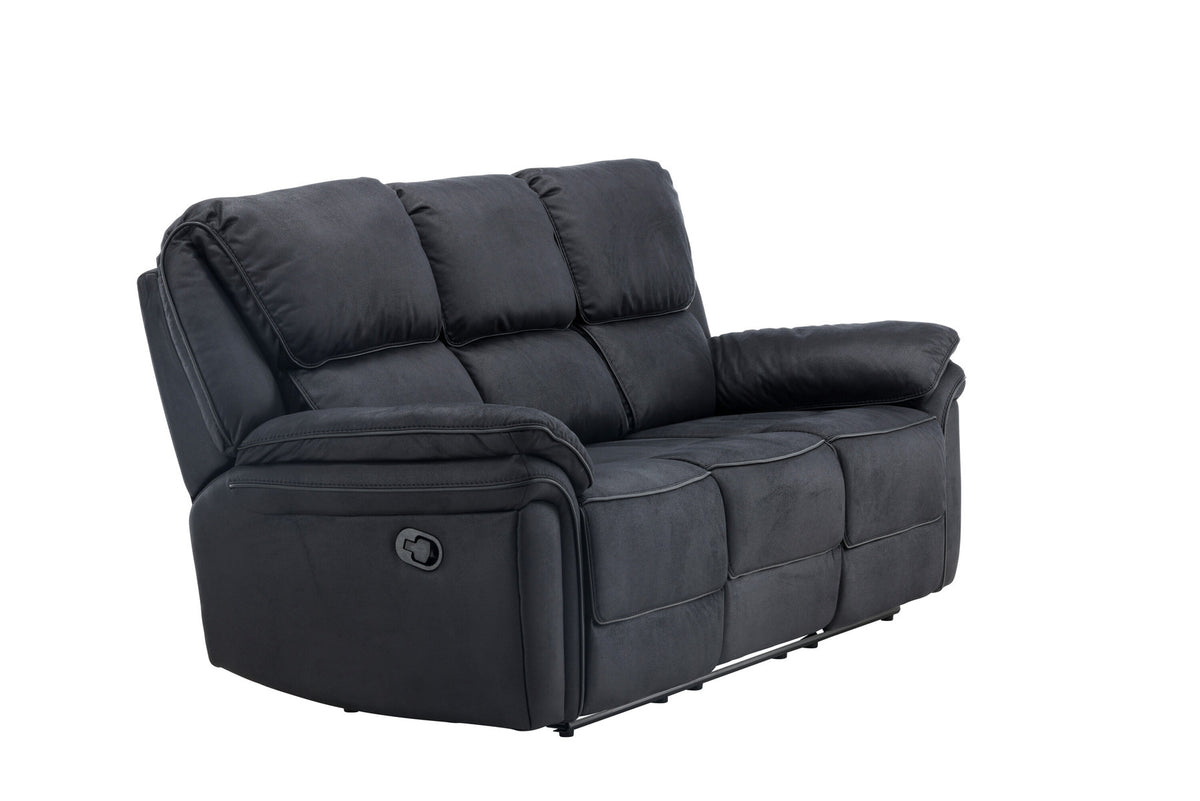 Saranda Liegesofa in Schwarz präsentiert im Onlineshop von KAQTU Design AG. 3er Sofa ist von Venture Home