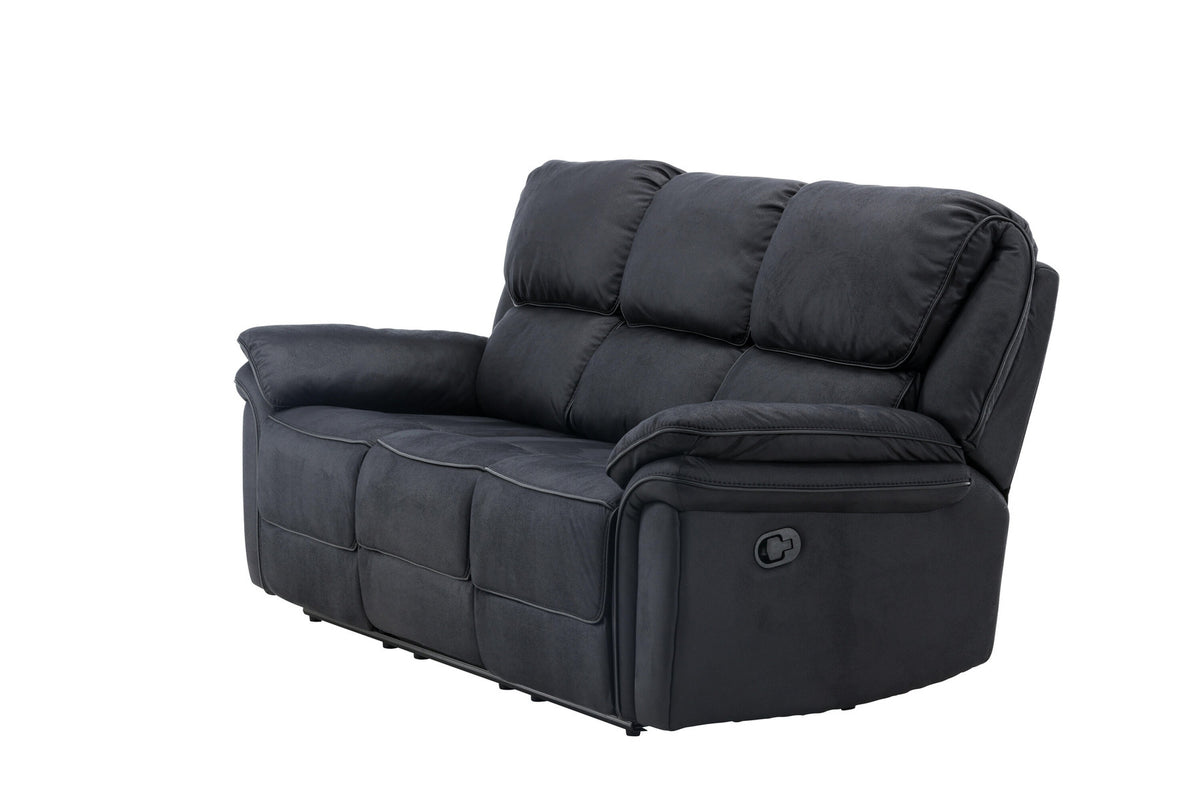 Saranda Liegesofa in Schwarz präsentiert im Onlineshop von KAQTU Design AG. 3er Sofa ist von Venture Home