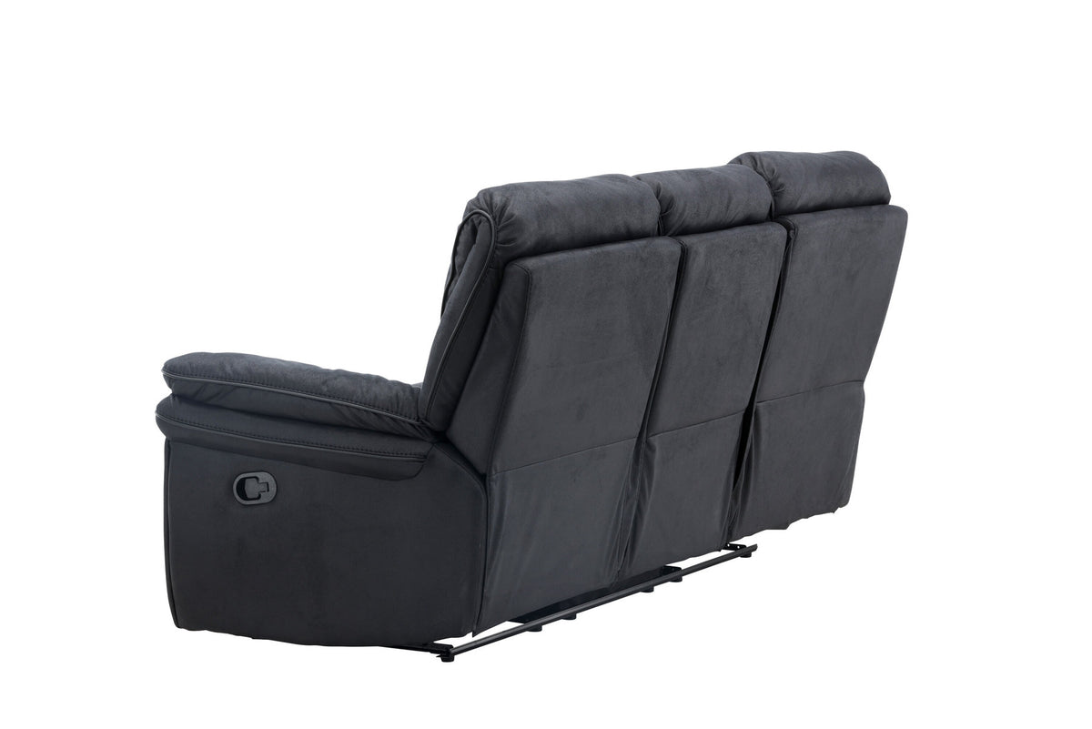 Saranda Liegesofa in Schwarz präsentiert im Onlineshop von KAQTU Design AG. 3er Sofa ist von Venture Home