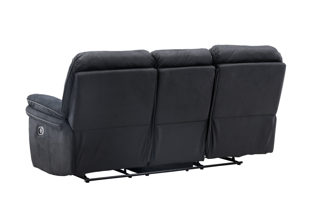 Saranda Liegesofa in Schwarz präsentiert im Onlineshop von KAQTU Design AG. 3er Sofa ist von Venture Home