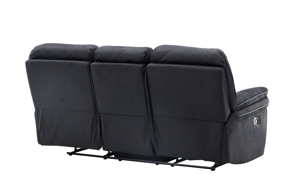 Saranda Liegesofa in Schwarz präsentiert im Onlineshop von KAQTU Design AG. 3er Sofa ist von Venture Home