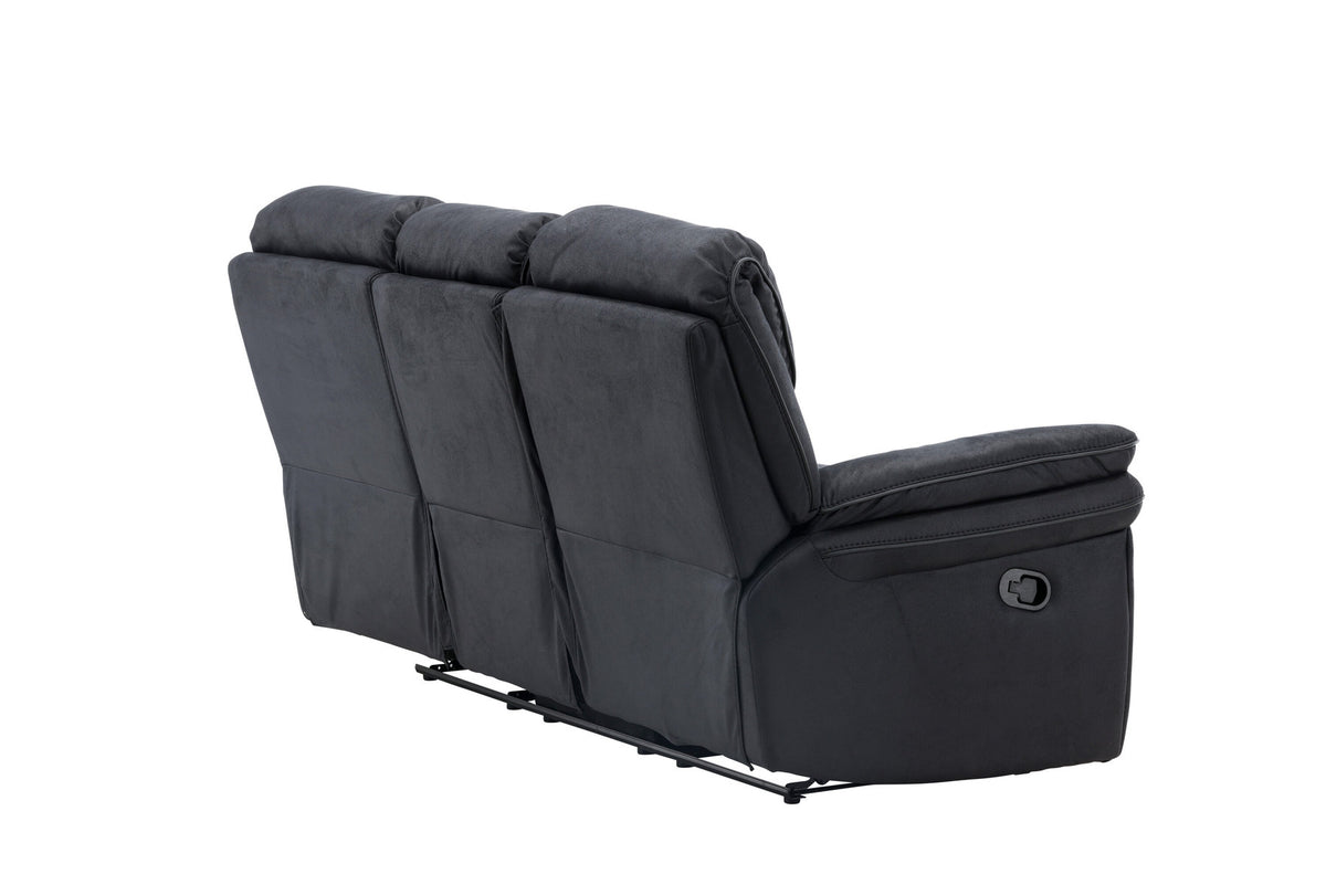 Saranda Liegesofa in Schwarz präsentiert im Onlineshop von KAQTU Design AG. 3er Sofa ist von Venture Home