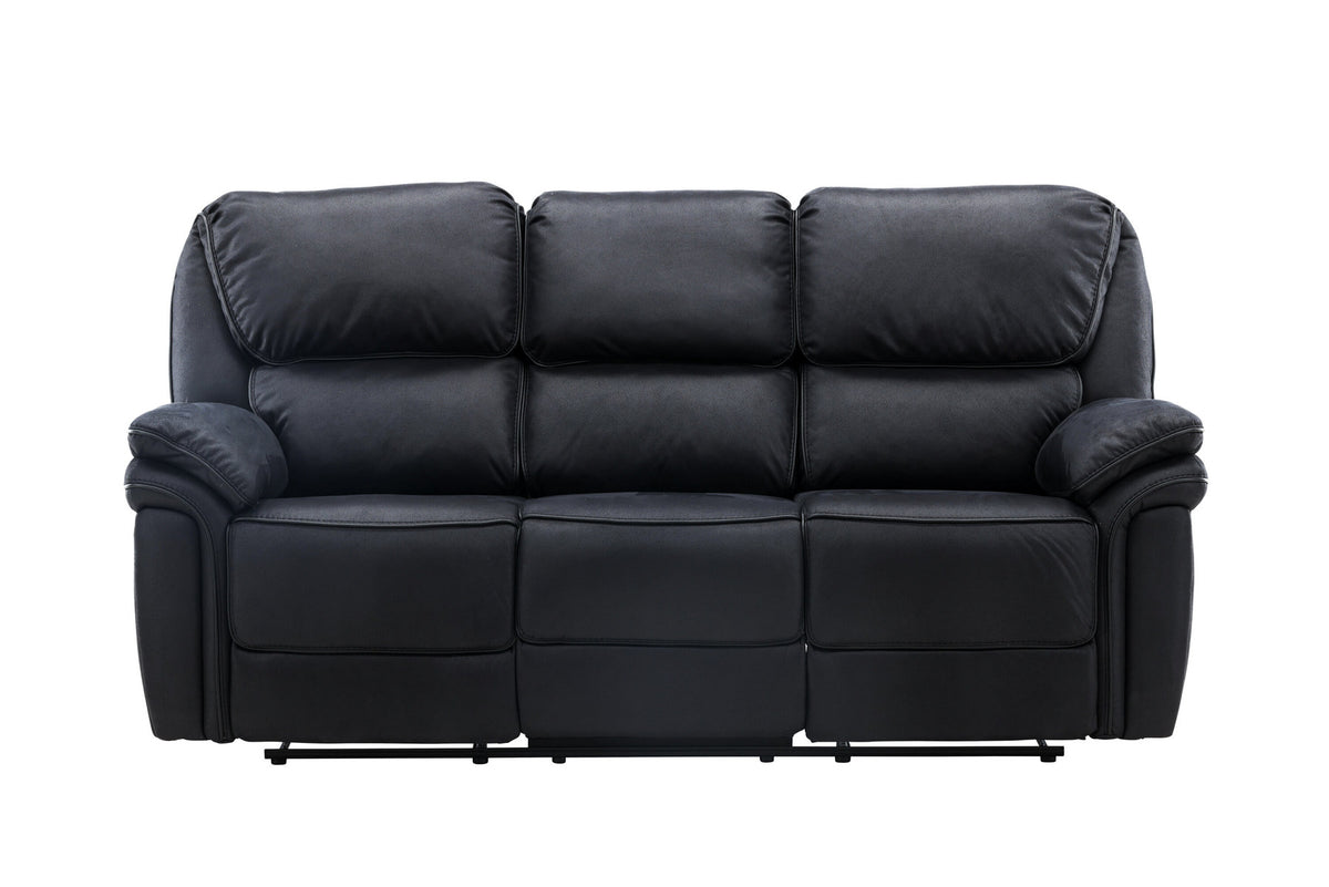 Saranda Liegesofa in Schwarz präsentiert im Onlineshop von KAQTU Design AG. 3er Sofa ist von Venture Home