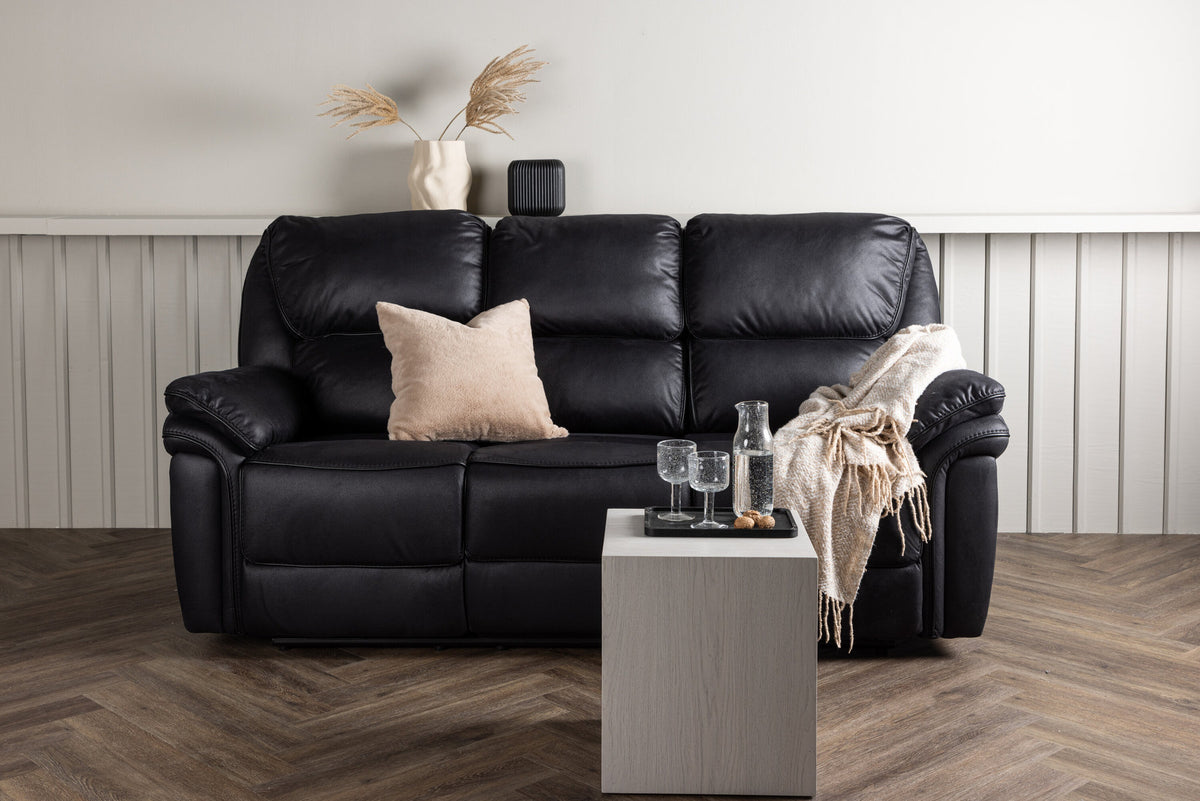 Saranda Liegesofa in Schwarz präsentiert im Onlineshop von KAQTU Design AG. 3er Sofa ist von Venture Home