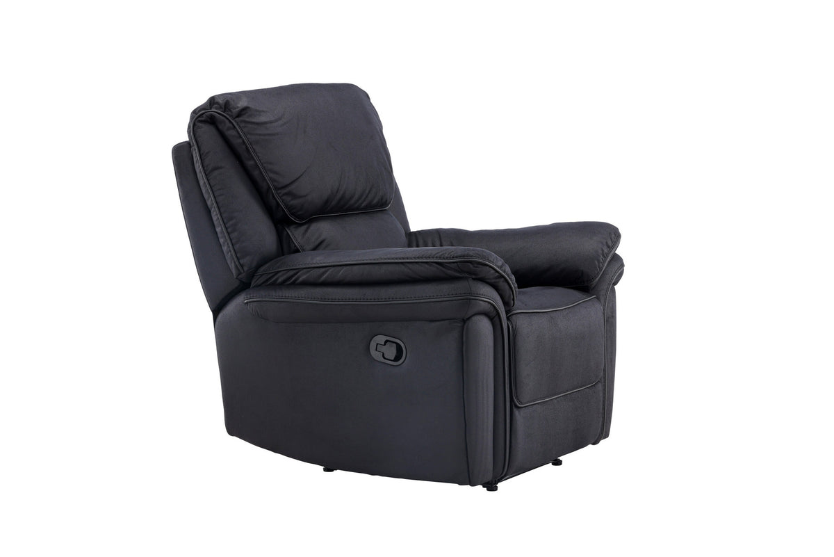 Saranda Liegesofa in Schwarz präsentiert im Onlineshop von KAQTU Design AG. Sessel mit Armlehnen ist von Venture Home