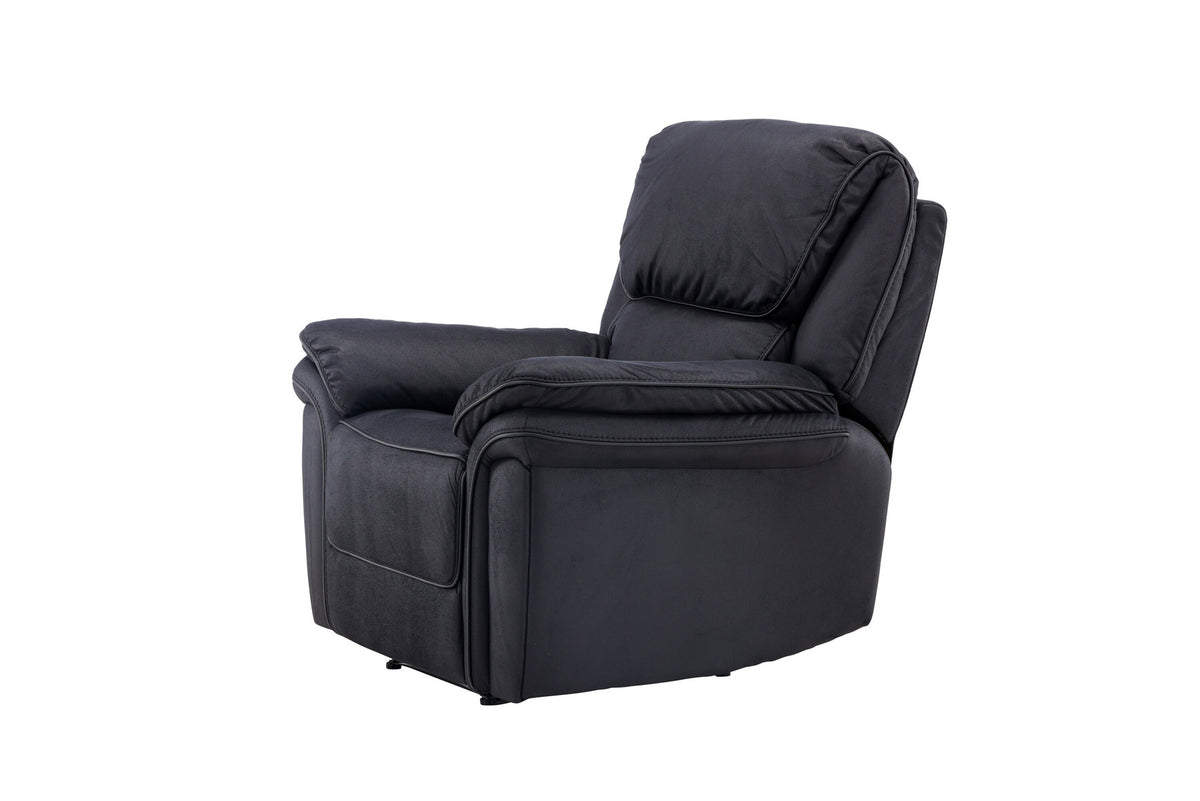 Saranda Liegesofa in Schwarz präsentiert im Onlineshop von KAQTU Design AG. Sessel mit Armlehnen ist von Venture Home