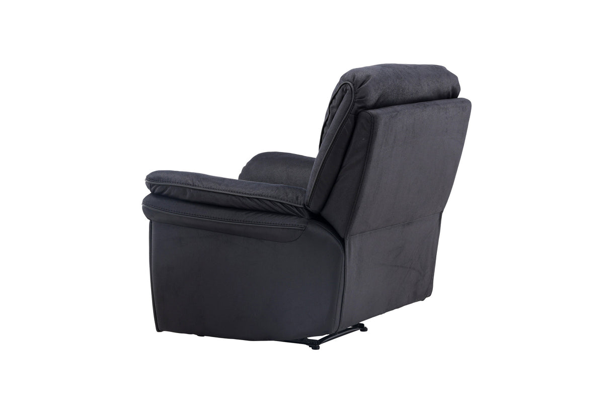 Saranda Liegesofa in Schwarz präsentiert im Onlineshop von KAQTU Design AG. Sessel mit Armlehnen ist von Venture Home