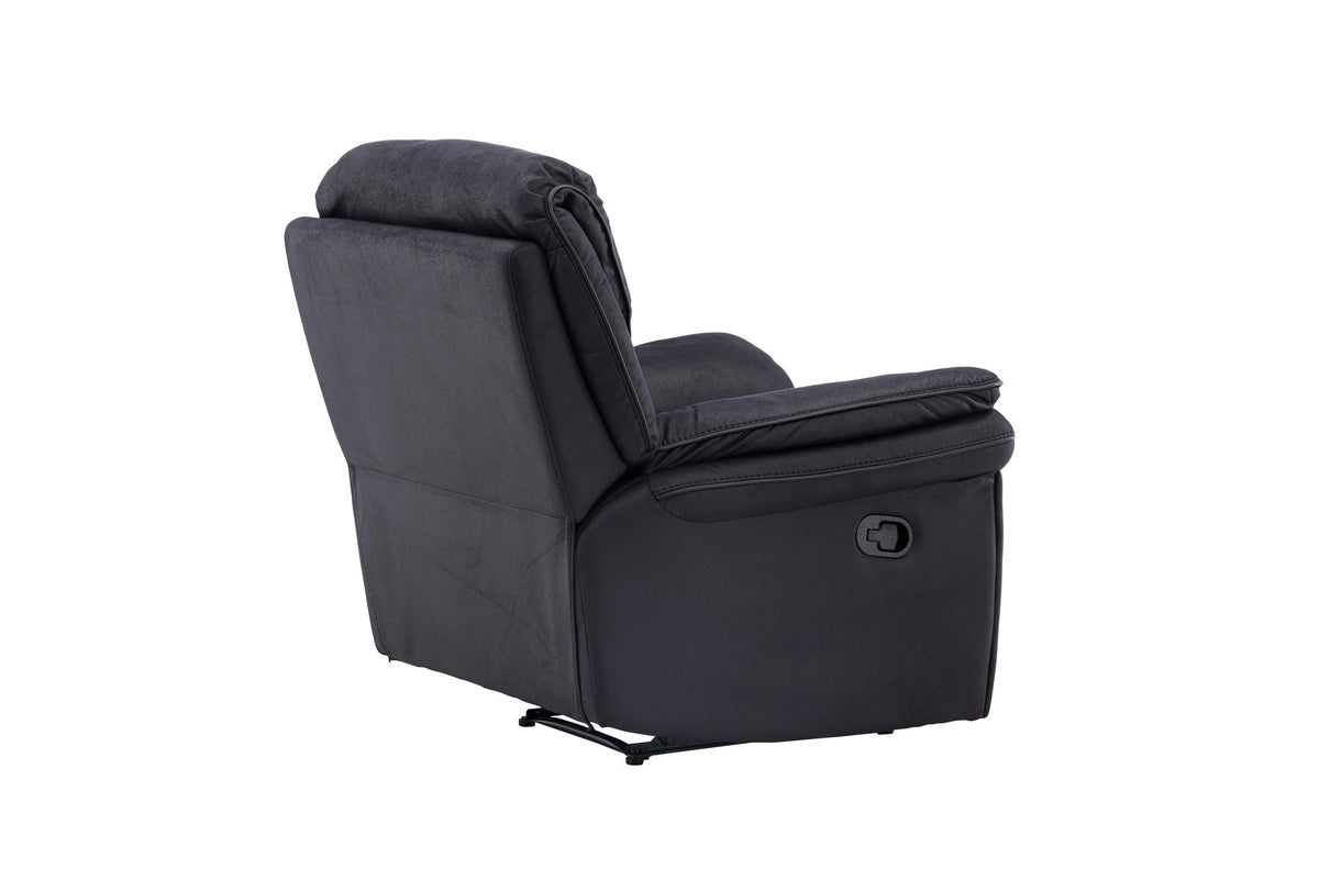 Saranda Liegesofa in Schwarz präsentiert im Onlineshop von KAQTU Design AG. Sessel mit Armlehnen ist von Venture Home