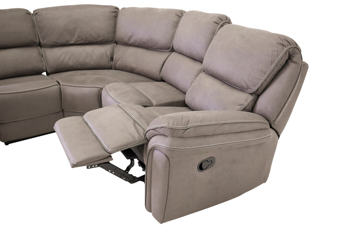 Saranda Sofa in Grau präsentiert im Onlineshop von KAQTU Design AG. Ecksofa ist von Venture Home