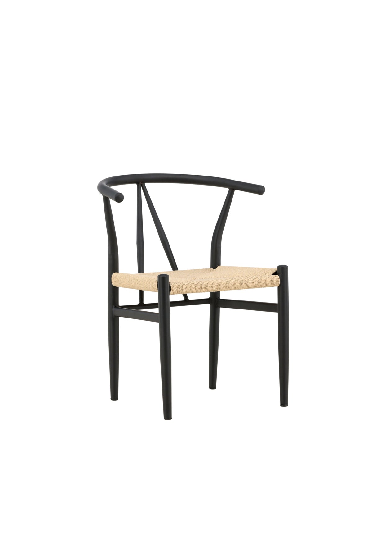 Alfons Esszimmerstuhl in Schwarz präsentiert im Onlineshop von KAQTU Design AG. Schalenstuhl mit Armlehne ist von Venture Home