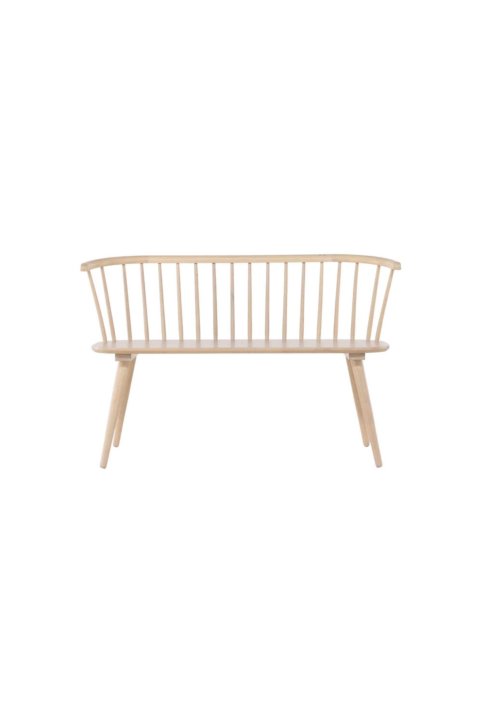 Das Bobby Dining Sofa: zeitloser Charme, robustes Gummibaumholz, stilvolles Design, einladender Komfort für Ihr Esszimmer.
