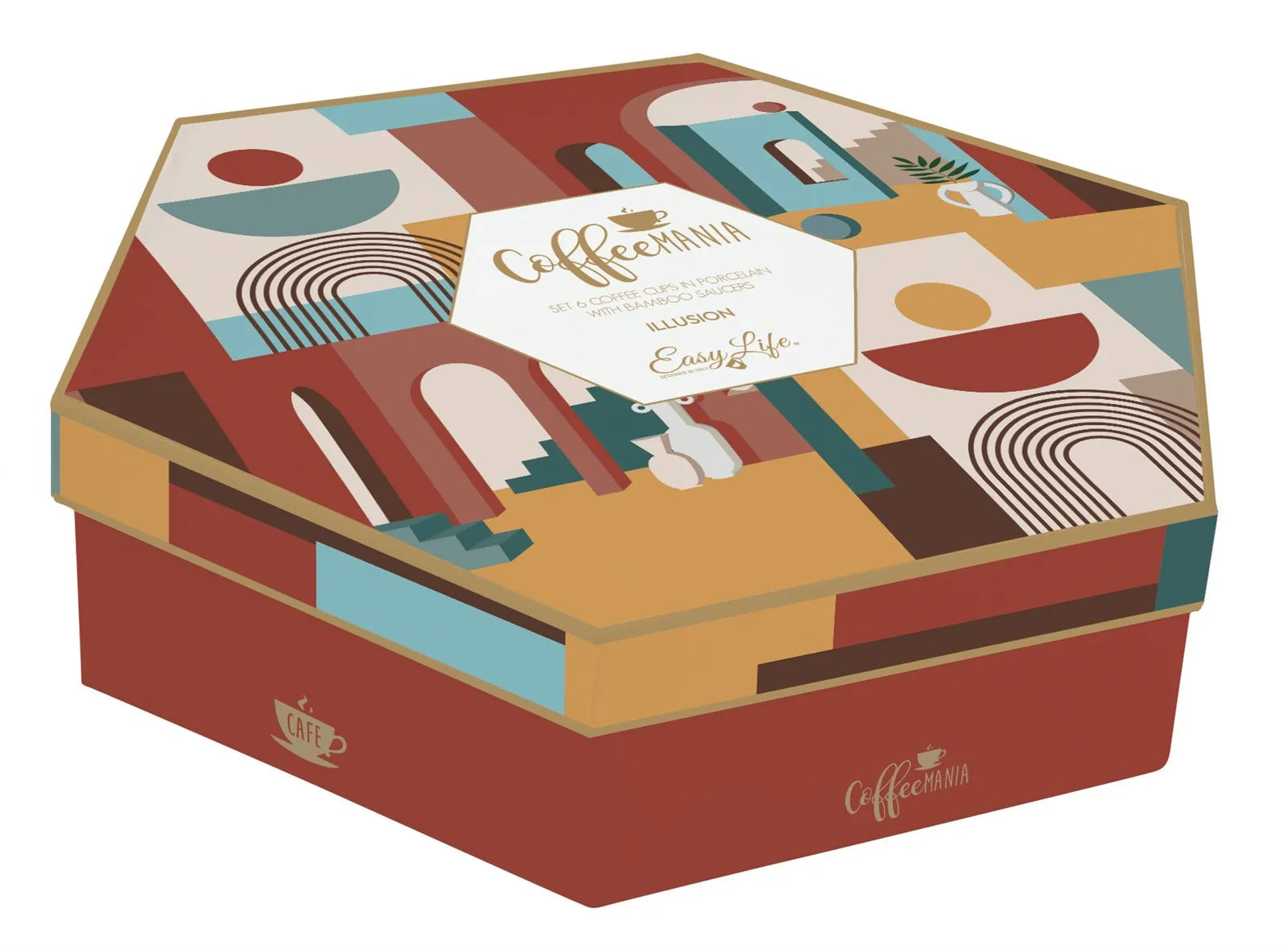 Coffee Mania: 6 Espressobecher Illusion 110ml von Easy Life entdecken.