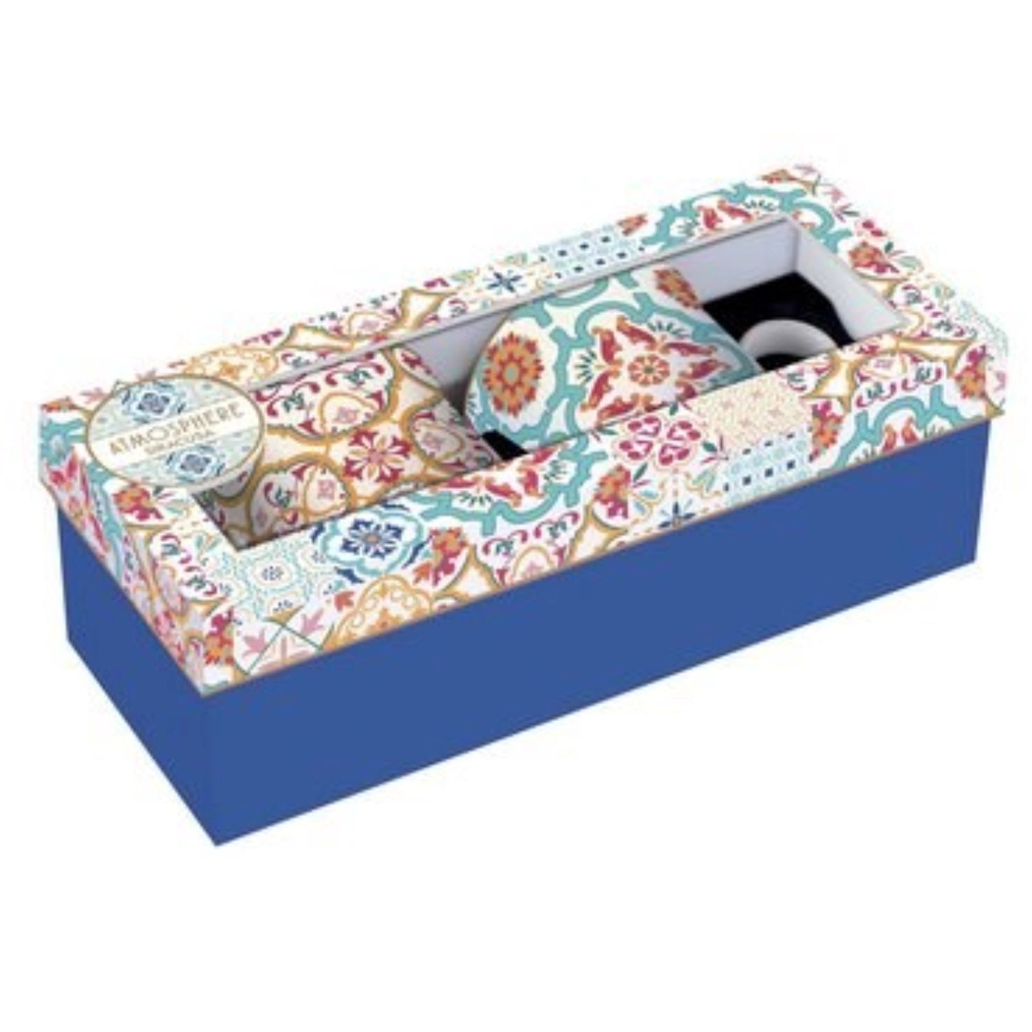 2er Set Siracusa Porzellanbecher 300 ml in Mehrfarbig präsentiert im Onlineshop von KAQTU Design AG. Tasse ist von Easy Life