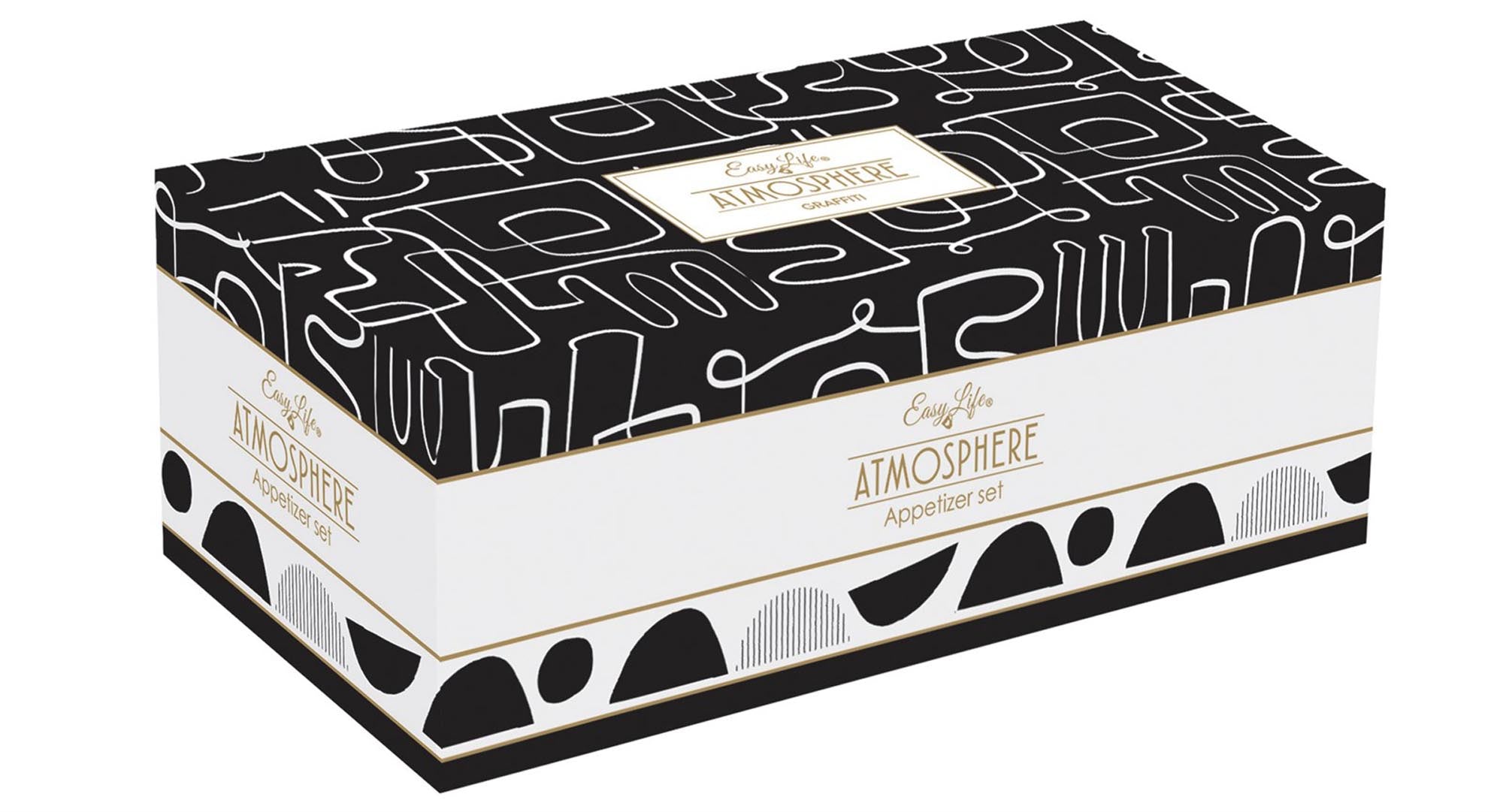 <tc><tc>GRAF</tc></tc>fiti appetizer set with 4 bowls, 29x13cm