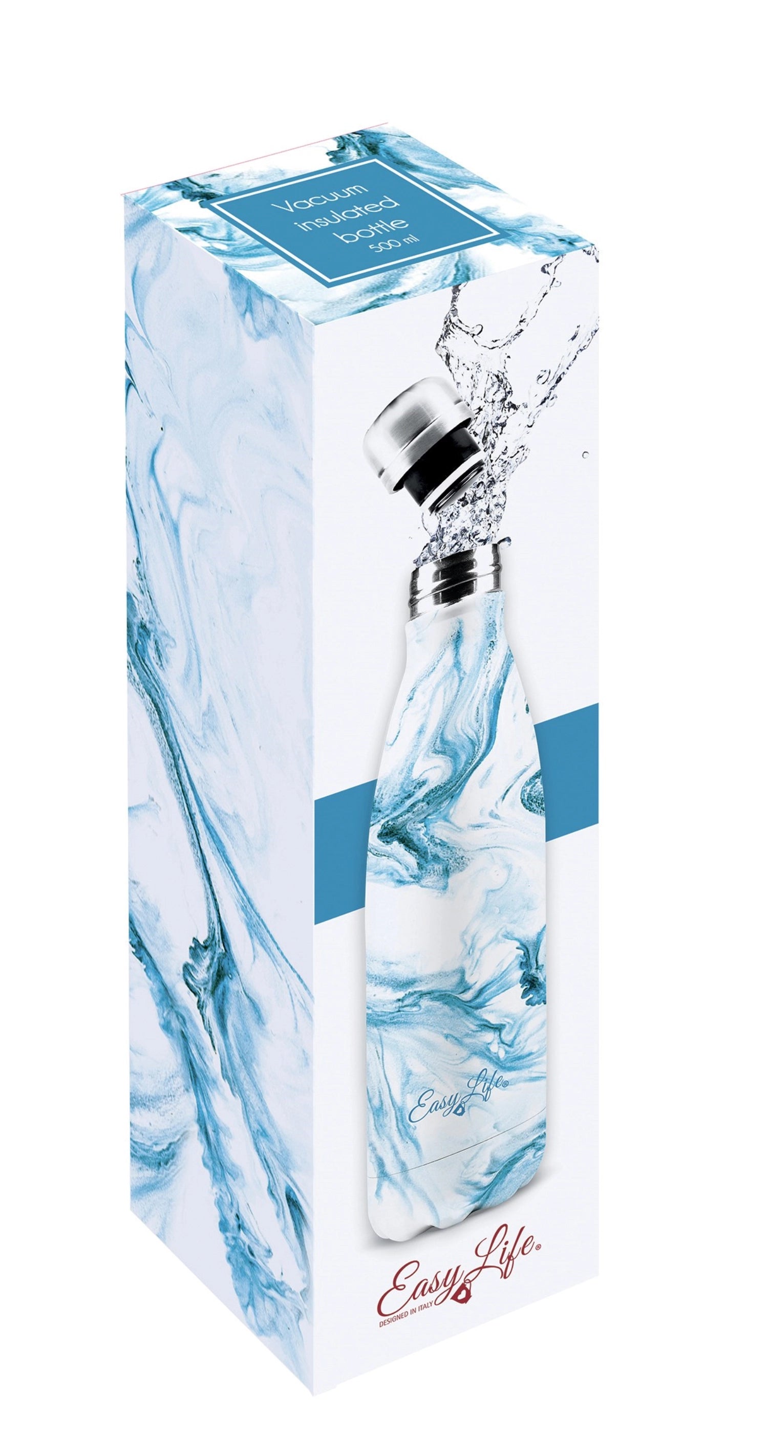 Bouteilles sous vide double 500ml, aqua