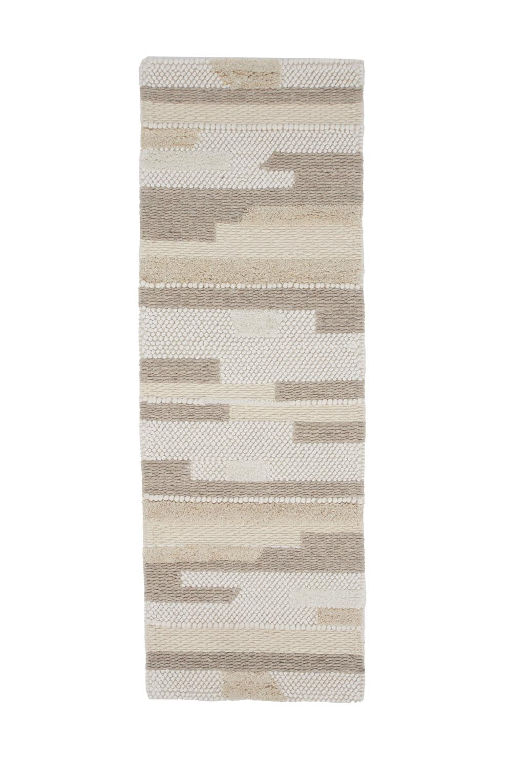 Sixteen Teppich in Beige präsentiert im Onlineshop von KAQTU Design AG. Teppich ist von Venture Home