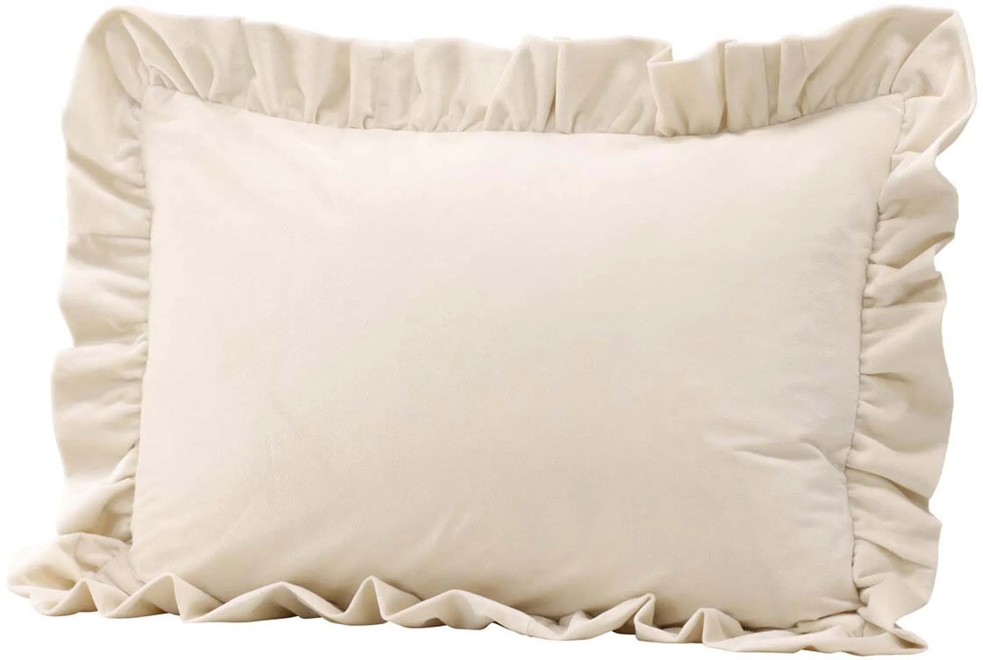 Eleganter Hailey Kissenbezug von Venture Home in zartem Beige.