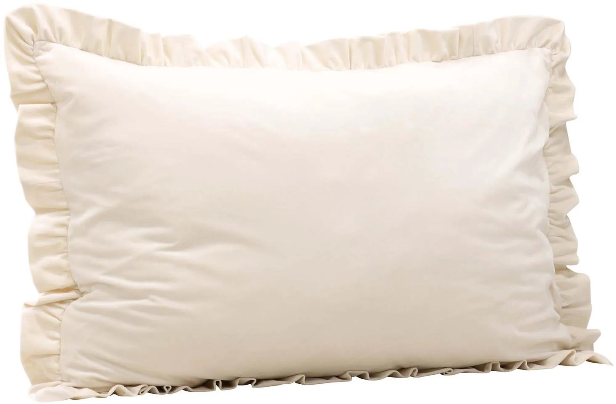 Eleganter Hailey Kissenbezug von Venture Home in zartem Beige.