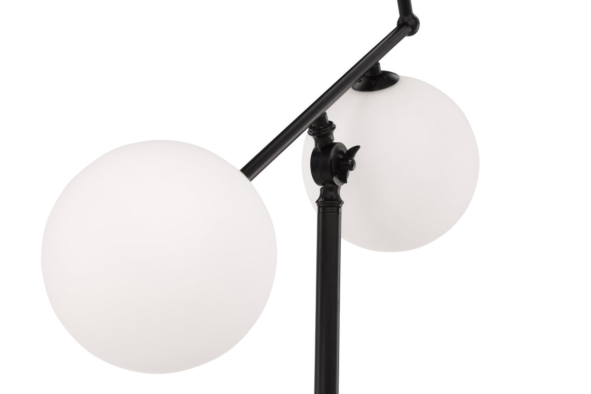 Marsan Stehleuchte in Schwarz präsentiert im Onlineshop von KAQTU Design AG. Stehleuchte ist von Venture Home
