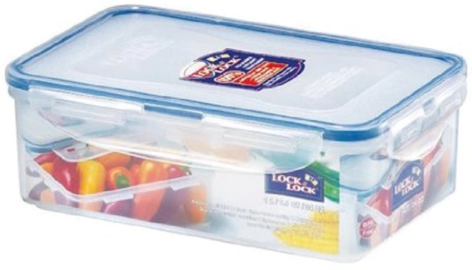 Le stockage peut rectangulaire 1lt 20.5x13.4x6.9cm