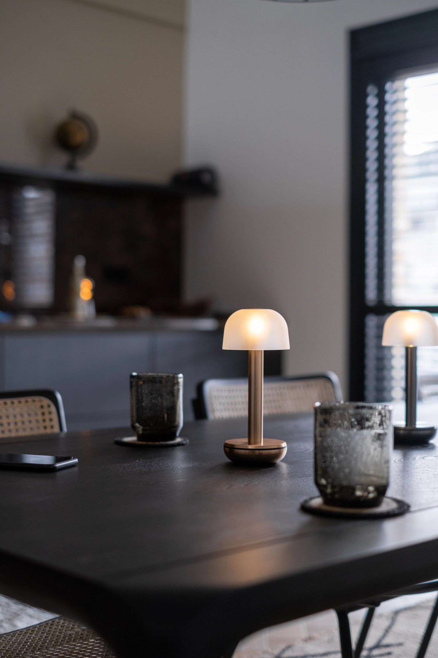 Humble Light two gold u. frosted, 21.2x8.8 cm