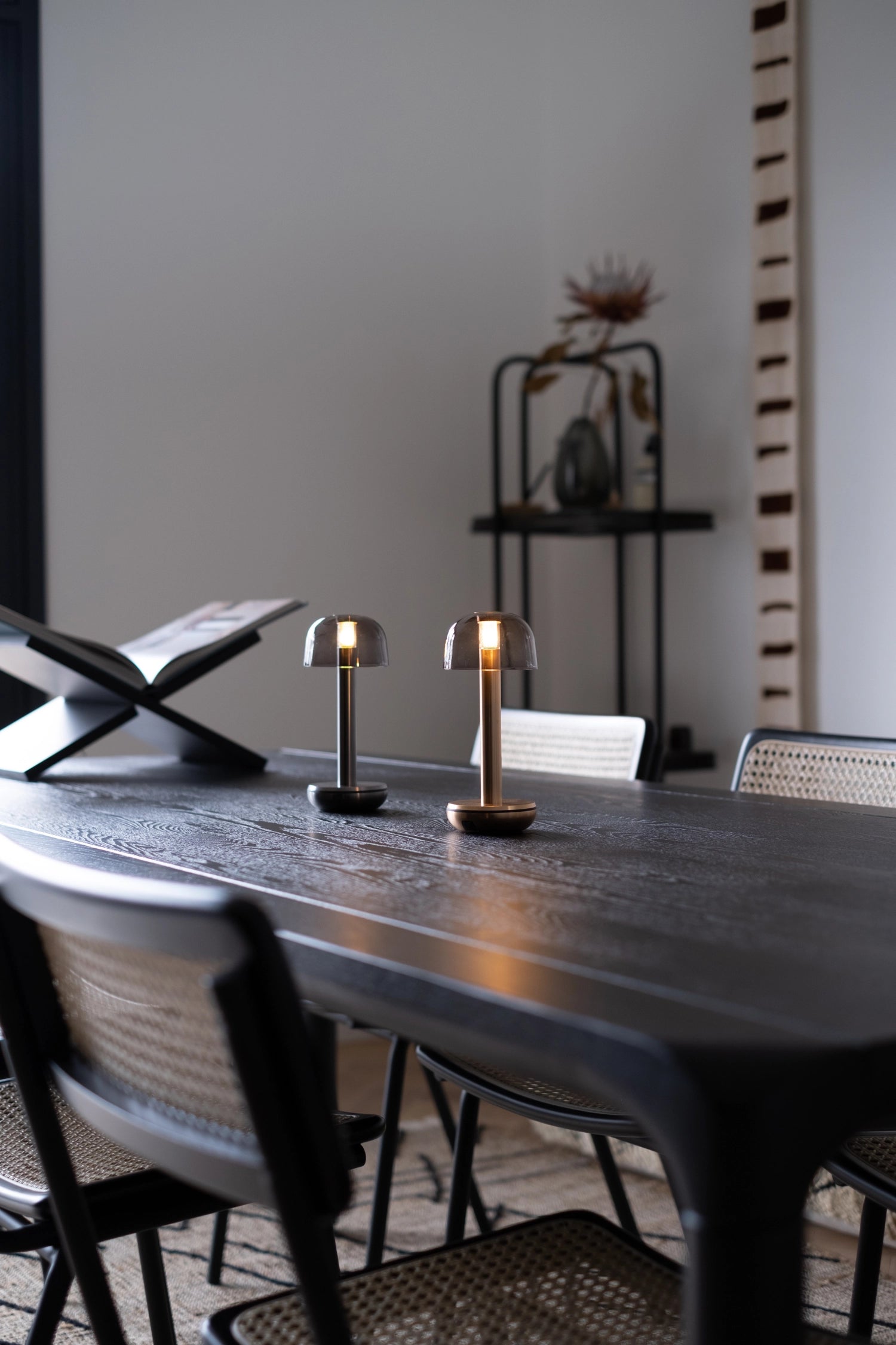 Humble Light due oro e fumé, 21,2x8,8 cm