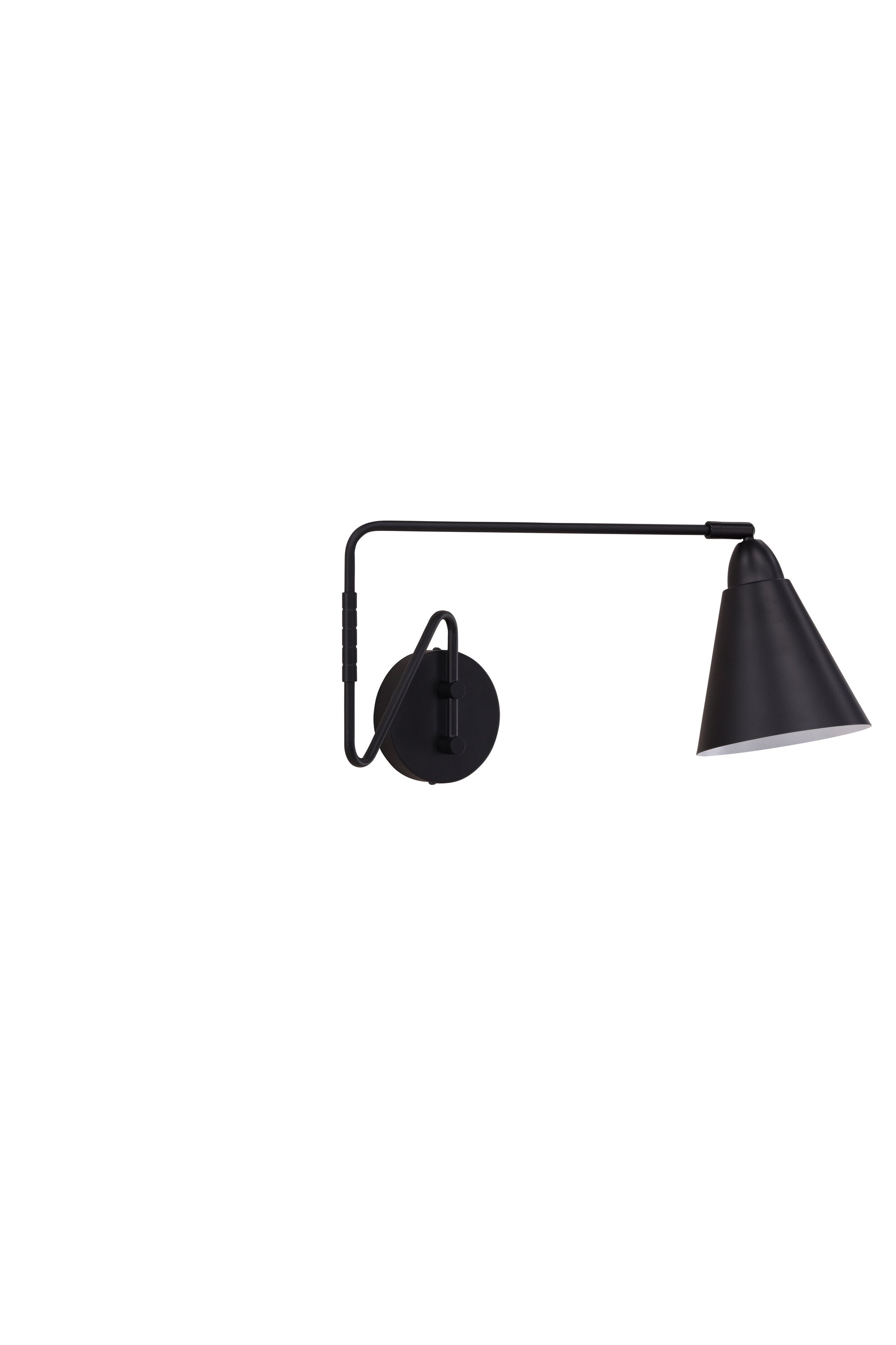 Amicola Wandleuchte in Schwarz präsentiert im Onlineshop von KAQTU Design AG. Wandleuchte ist von Venture Home